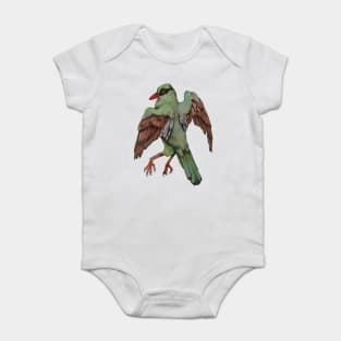 Javan Green Magpie SING FOR SONGBIRDS Baby Bodysuit